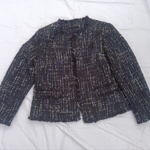 Ann Taylor Blue Blazer Pre-owned Size 4